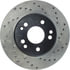 Centric 128.35015R Disc Brake Rotor Cross Drilled Rotor