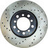 128.35017R by CENTRIC - Cross Drilled Rotor