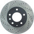 127.45053R by CENTRIC - Slotted Drilled Rotor