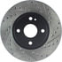 Centric 127.45061CL Disc Brake Rotor Sportstop Cryo Drilled & Slotted Rotor, Left
