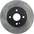 127.45061R by CENTRIC - Slotted Drilled Rotor