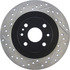 127.45062R by CENTRIC - Slotted Drilled Rotor