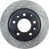 127.45064R by CENTRIC - Slotted Drilled Rotor