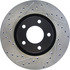 127.45069R by CENTRIC - Slotted Drilled Rotor