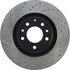 127.45071R by CENTRIC - Slotted Drilled Rotor