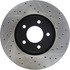 127.45078L by CENTRIC - Slotted Drilled Rotor