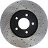 127.45078L by CENTRIC - Sport Drilled & Slotted Rotor, Left