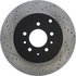 127.45079R by CENTRIC - Slotted Drilled Rotor
