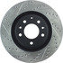 127.45080R by CENTRIC - Slotted Drilled Rotor
