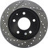 127.45085R by CENTRIC - Sport Drilled & Slotted Rotor, Right