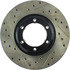 127.46025R by CENTRIC - Slotted Drilled Rotor