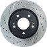 127.46078R by CENTRIC - Slotted Drilled Rotor