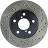 127.47010L by CENTRIC - Slotted Drilled Rotor