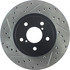 127.47012R by CENTRIC - Slotted Drilled Rotor