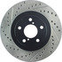 127.47018R by CENTRIC - Slotted Drilled Rotor