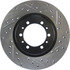 Centric 127.46040L Disc Brake Rotor Slotted Drilled Rotor