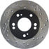 Centric 127.46042CL Disc Brake Rotor Sportstop Cryo Drilled & Slotted Rotor, Left