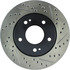 Centric 127.46061L Disc Brake Rotor Slotted Drilled Rotor