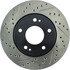 Centric 127.46061R Disc Brake Rotor Slotted Drilled Rotor
