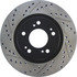 127.46066R by CENTRIC - Slotted Drilled Rotor