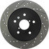 127.47037R by CENTRIC - Sport Drilled & Slotted Rotor, Right