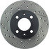 127.50015R by CENTRIC - Slotted Drilled Rotor
