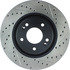 127.50028L by CENTRIC - Slotted Drilled Rotor