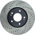 127.51018R by CENTRIC - Slotted Drilled Rotor