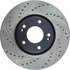 127.51018R by CENTRIC - Sport Drilled & Slotted Rotor, Right