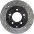 127.51021L by CENTRIC - Slotted Drilled Rotor