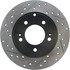 127.51021R by CENTRIC - Slotted Drilled Rotor