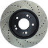 127.51032L by CENTRIC - Slotted Drilled Rotor