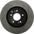 Centric 127.51036CL Disc Brake Rotor Sportstop Cryo Drilled & Slotted Rotor, Left