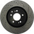 127.51036L by CENTRIC - Slotted Drilled Rotor
