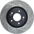 Centric 127.51038CL Disc Brake Rotor Sportstop Cryo Drilled & Slotted Rotor, Left