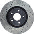 127.51038R by CENTRIC - Slotted Drilled Rotor