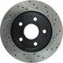 127.58001L by CENTRIC - Slotted Drilled Rotor