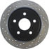 Centric 127.58002CR Disc Brake Rotor Sportstop Cryo Drilled & Slotted Rotor, Right