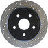 Centric 127.58002L Disc Brake Rotor Slotted Drilled Rotor