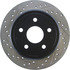 127.58002R by CENTRIC - Slotted Drilled Rotor