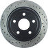 127.58007R by CENTRIC - Slotted Drilled Rotor