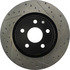 127.58008L by CENTRIC - Sport Drilled & Slotted Rotor, Left