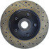 127.61003L by CENTRIC - Slotted Drilled Rotor