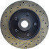 127.61003R by CENTRIC - Slotted Drilled Rotor