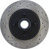 127.61026R by CENTRIC - Slotted Drilled Rotor