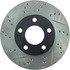 127.61041R by CENTRIC - Slotted Drilled Rotor