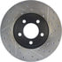 Centric 127.61049CL Disc Brake Rotor Sportstop Cryo Drilled & Slotted Rotor, Left