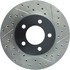 127.61051L by CENTRIC - Slotted Drilled Rotor