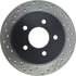 Centric 127.61052CR Disc Brake Rotor Sportstop Cryo Drilled & Slotted Rotor, Right