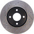 127.61056R by CENTRIC - Slotted Drilled Rotor